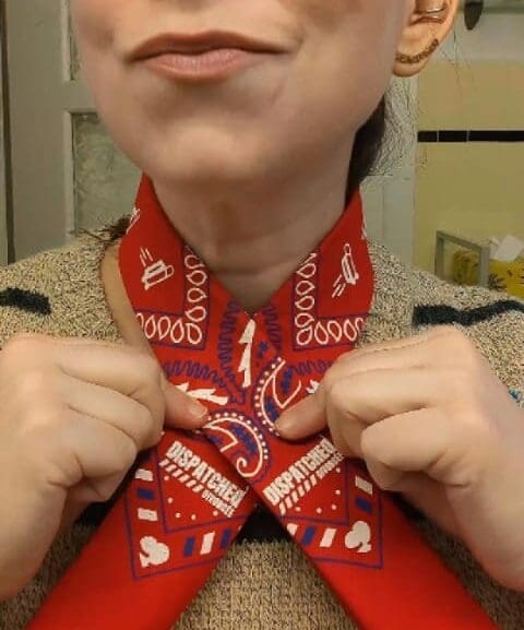 Laura wearing bandana DD Bandana fashion show-Cover (Small)